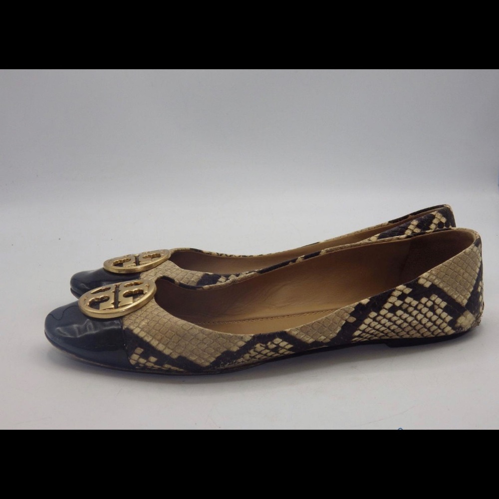 Tory Burch Snakeskin Flats woman Size 7M